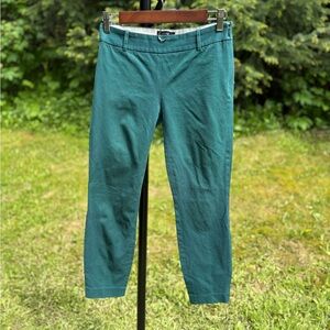J. Crew Green Chinos~Ankle/Cropped Cotton Pants Size 00